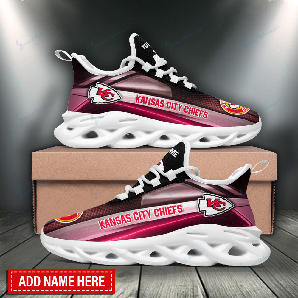 Ideafootwear Kansas City Chiefs Max Soul Shoes Sneakers For Men And Women 40