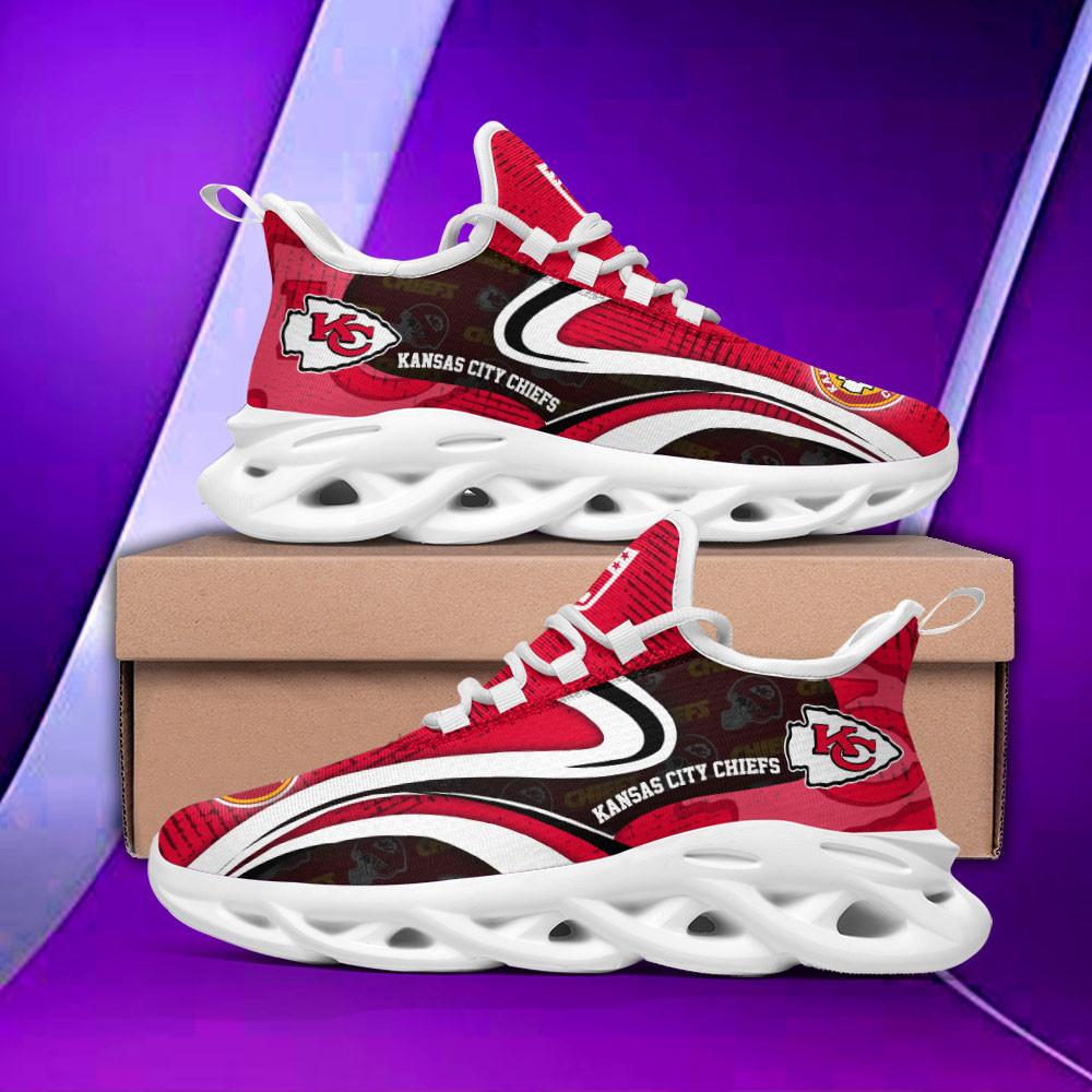 Ideafootwear Kansas City Chiefs Max Soul Shoes Sneakers For Men And Women 11