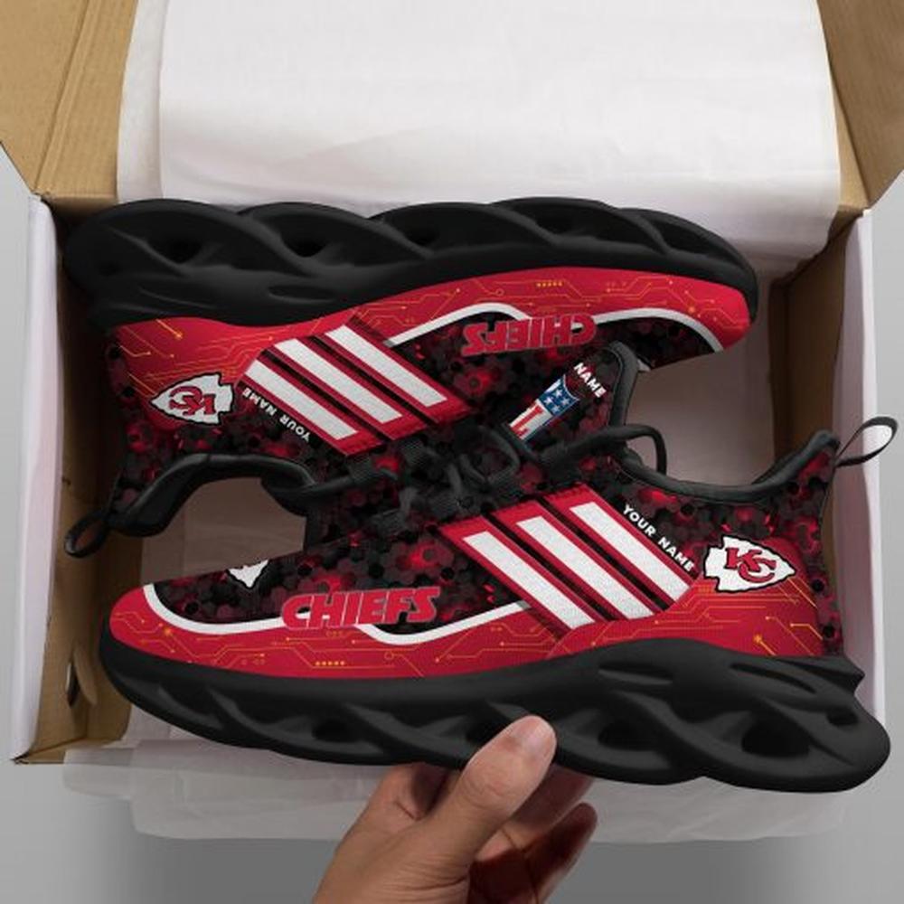 Ideafootwear Kansas City Chiefs Max Soul Shoes Sneakers For Men And Women 64