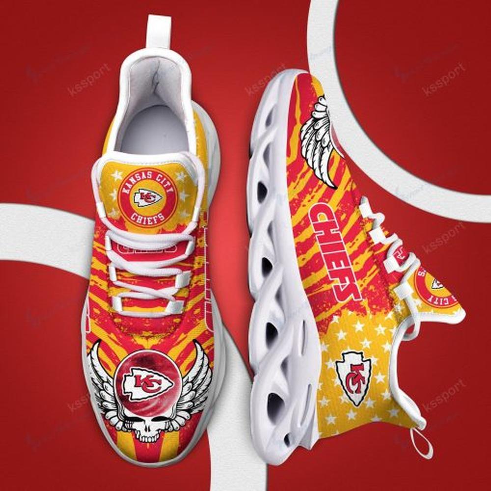 Ideafootwear Kansas City Chiefs Max Soul Shoes Sneakers For Men And Women 73