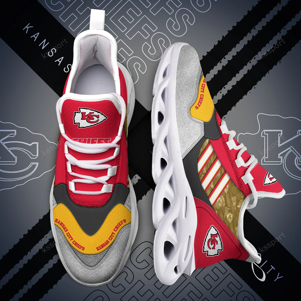 Ideafootwear Kansas City Chiefs Max Soul Shoes Sneakers For Men And Women 14