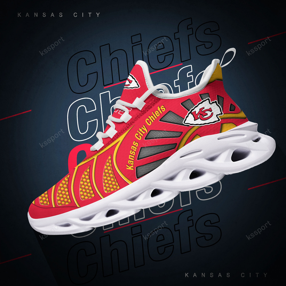 Ideafootwear Kansas City Chiefs Max Soul Shoes Sneakers For Men And Women 74