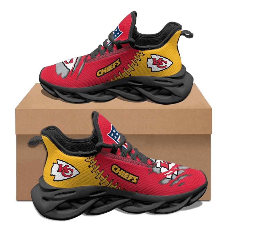 Ideafootwear Kansas City Chiefs Max Soul Shoes Sneakers For Men And Women 27