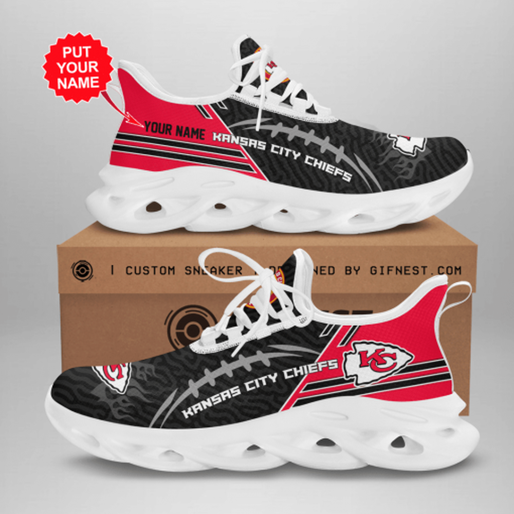 Ideafootwear Kansas City Chiefs Max Soul Shoes Sneakers For Men And Women 57