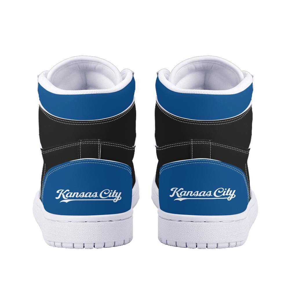 Ideafootwear Kansas City Royals AJ1 High Sneakers Shoes For Men And Women 3
