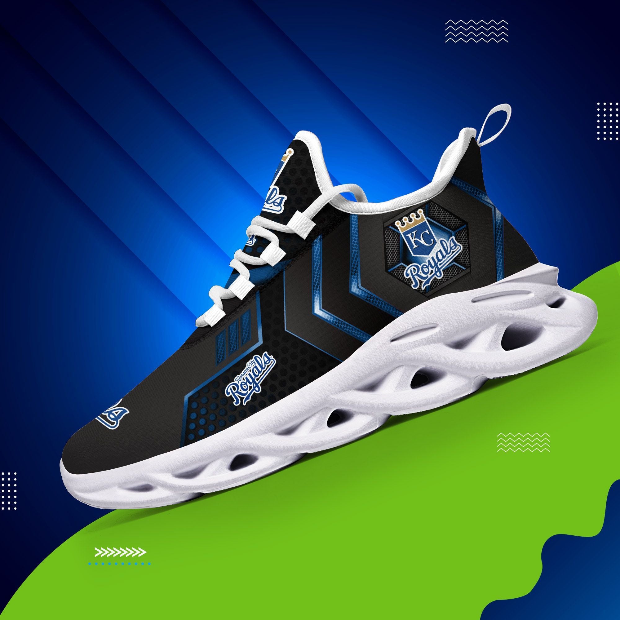 Ideafootwear Kansas City Royals Max Soul Shoes Sneakers For Men And Women 1