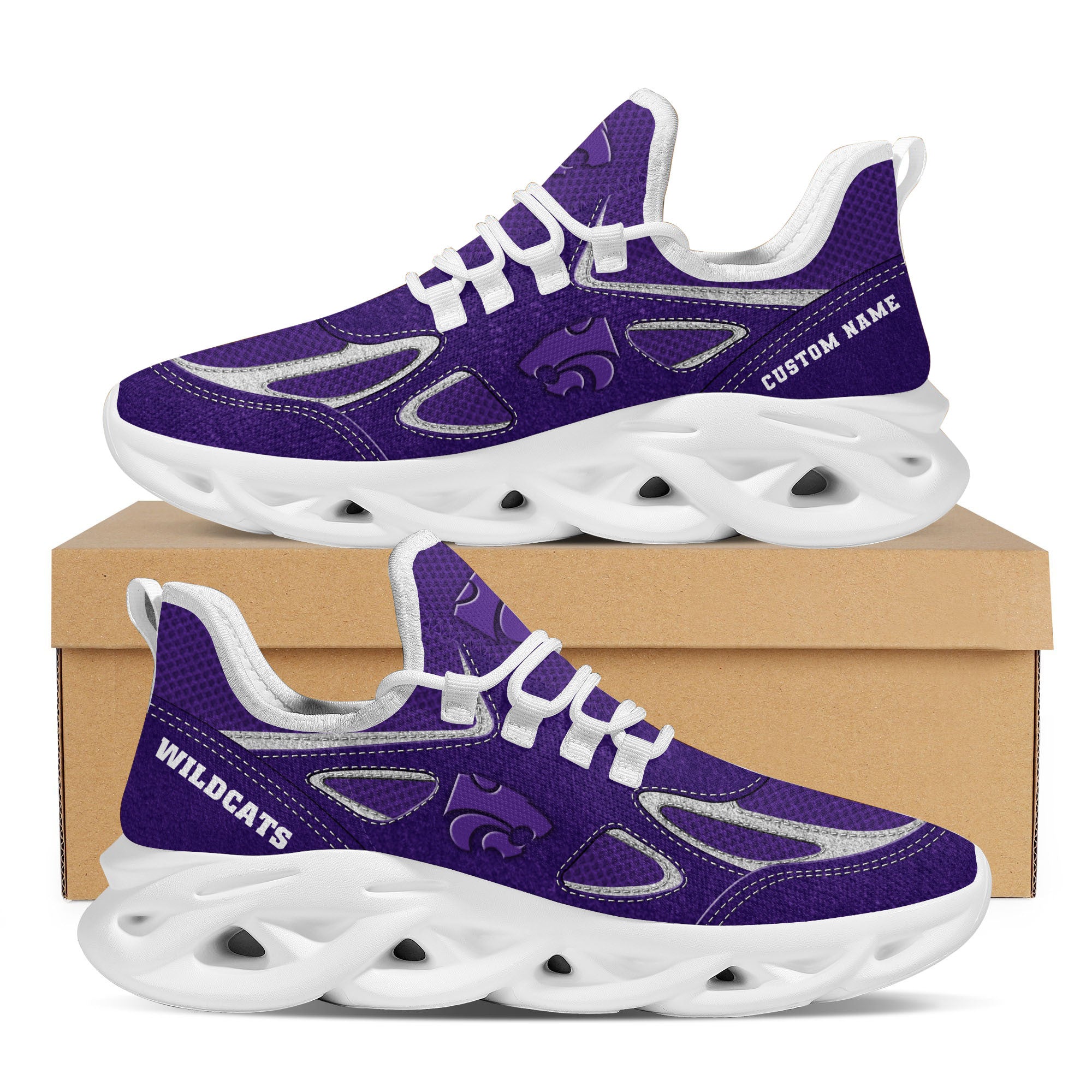 Ideafootwear Kansas State Wildcats Max Soul Shoes Sneakers For Men And Women 1