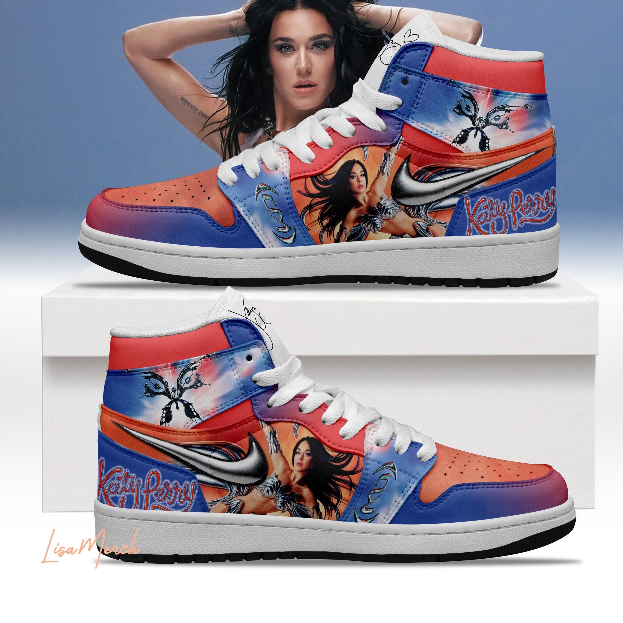 Ideafootwear Katy Perry AJ1 High Sneakers Shoes For Men And Women 1