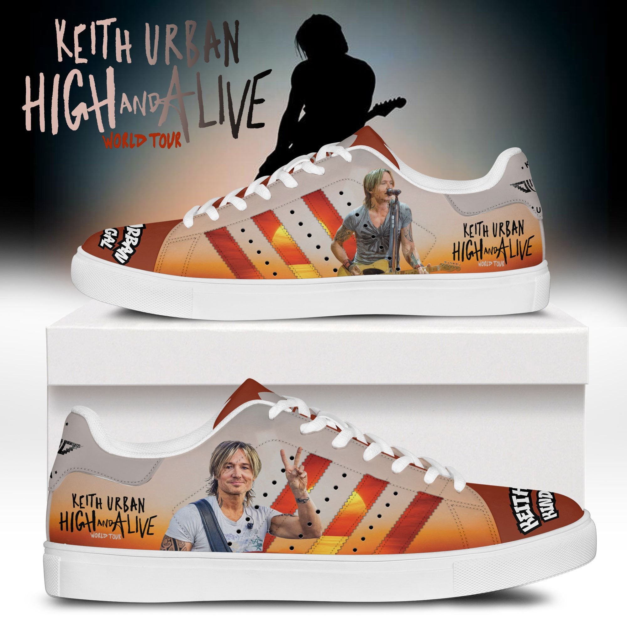 Ideafootwear Keith Urban Skate Stan Shoes Sneakes For Men And Women 1