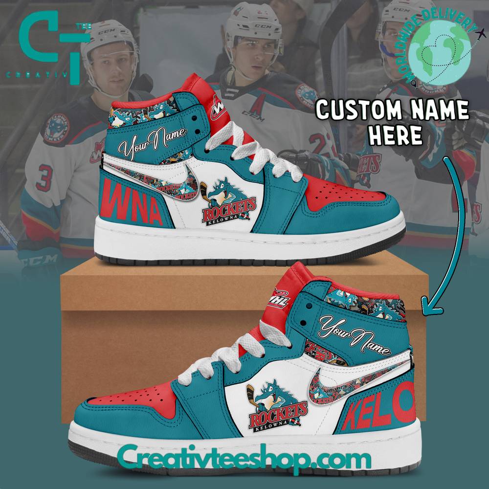 Ideafootwear Kelowna Rockets AJ1 High Sneakers Shoes For Men And Women 1