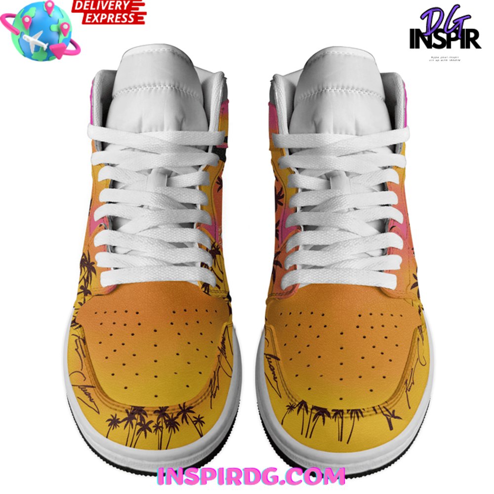 Ideafootwear Kenny Chesney AJ1 High Sneakers Shoes For Men And Women 1