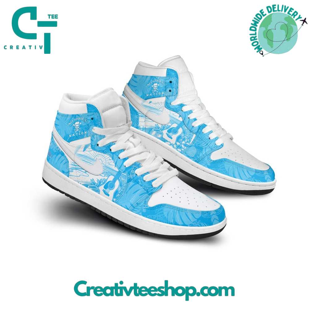 Ideafootwear Kenny Chesney No Shoes Nation AJ1 High Sneakers Shoes For Men And Women 1