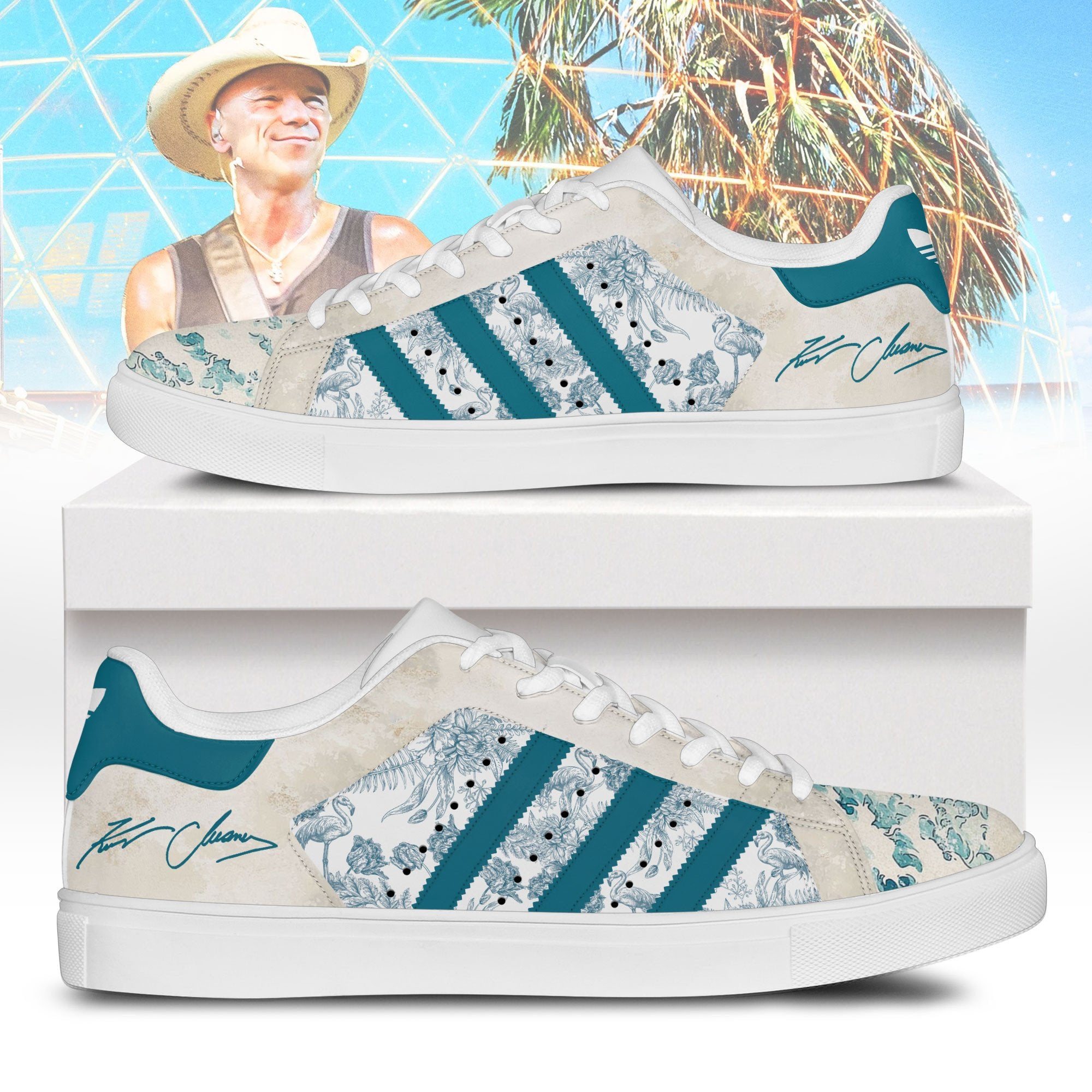 Ideafootwear Kenny Chesney Skate Stan Shoes Sneakes For Men And Women 1