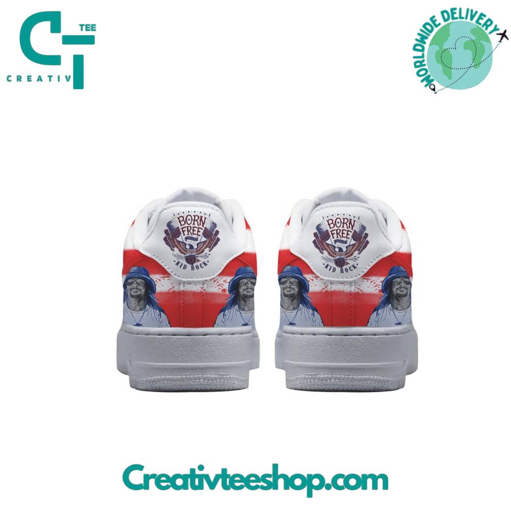 Ideafootwear Kid Rock Born Free Air Low-Top Sneakers Shoes For Men And Women 1