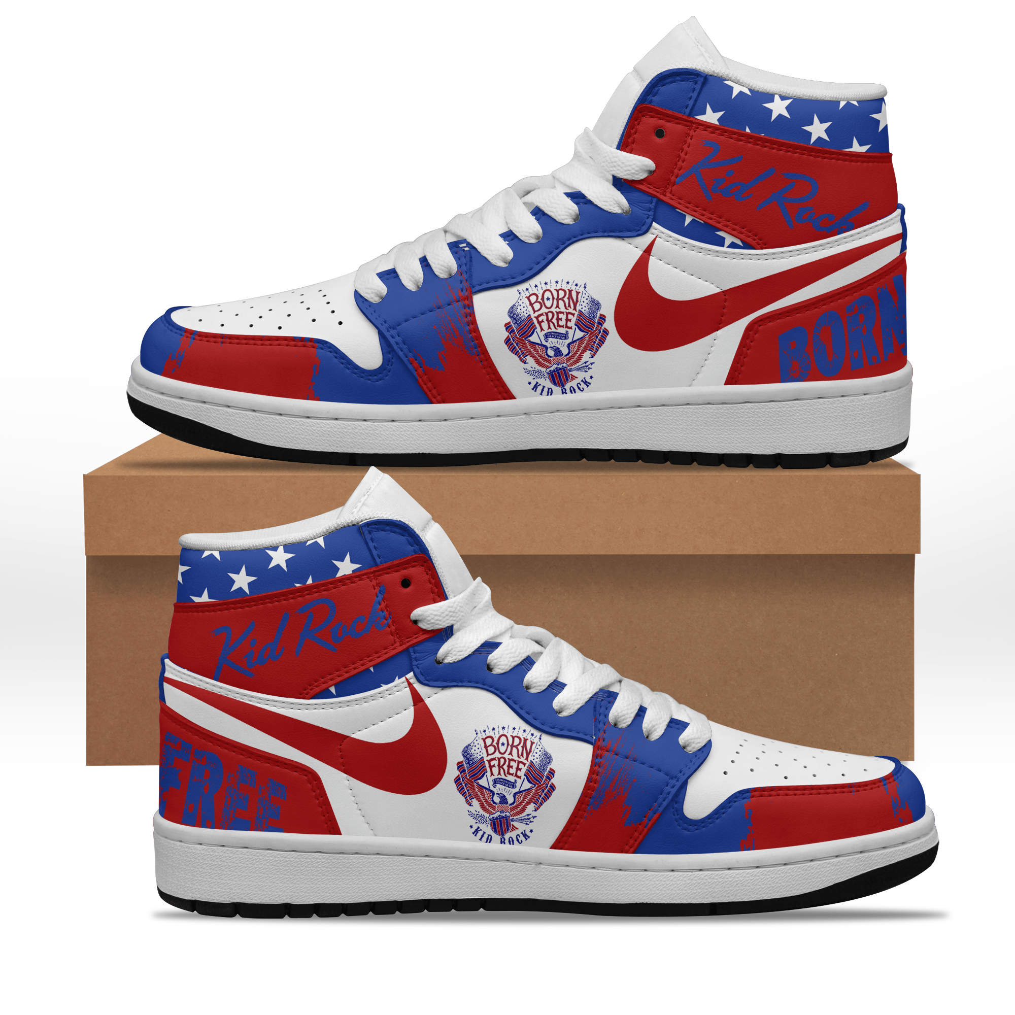 Ideafootwear Kid Rock AJ1 High Sneakers Shoes For Men And Women 1