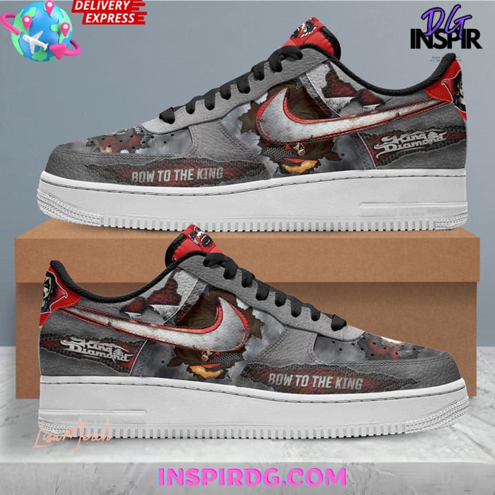 Ideafootwear King Diamond Bow to the King Air Low-Top Sneakers Shoes For Men And Women 1