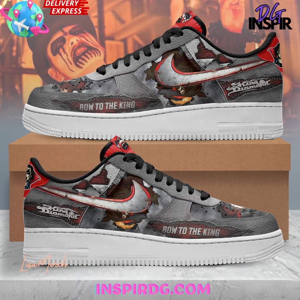 Ideafootwear King Diamond Bow to the King Air Low-Top Sneakers Shoes For Men And Women 1