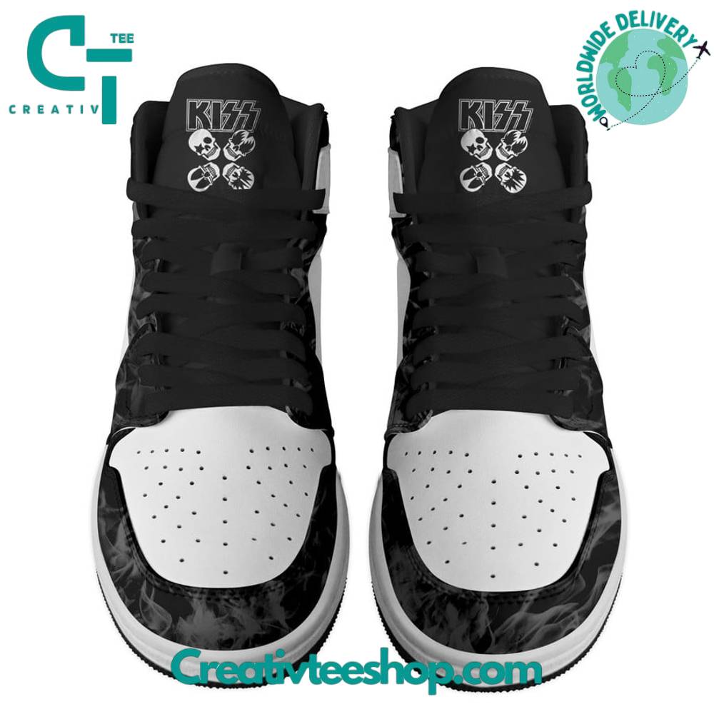 Ideafootwear Kiss Band AJ1 High Sneakers Shoes For Men And Women 1