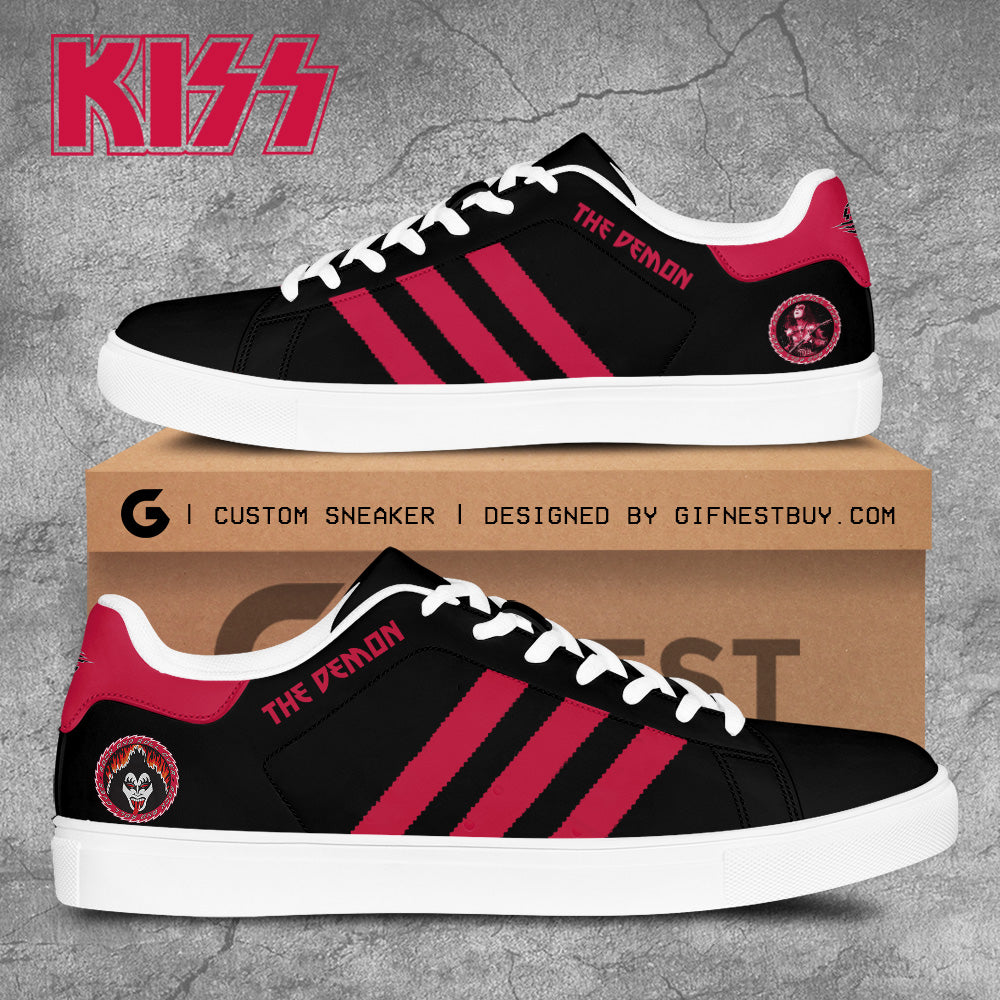 Ideafootwear Kiss Band Skate Stan Shoes Sneakes For Men And Women 3