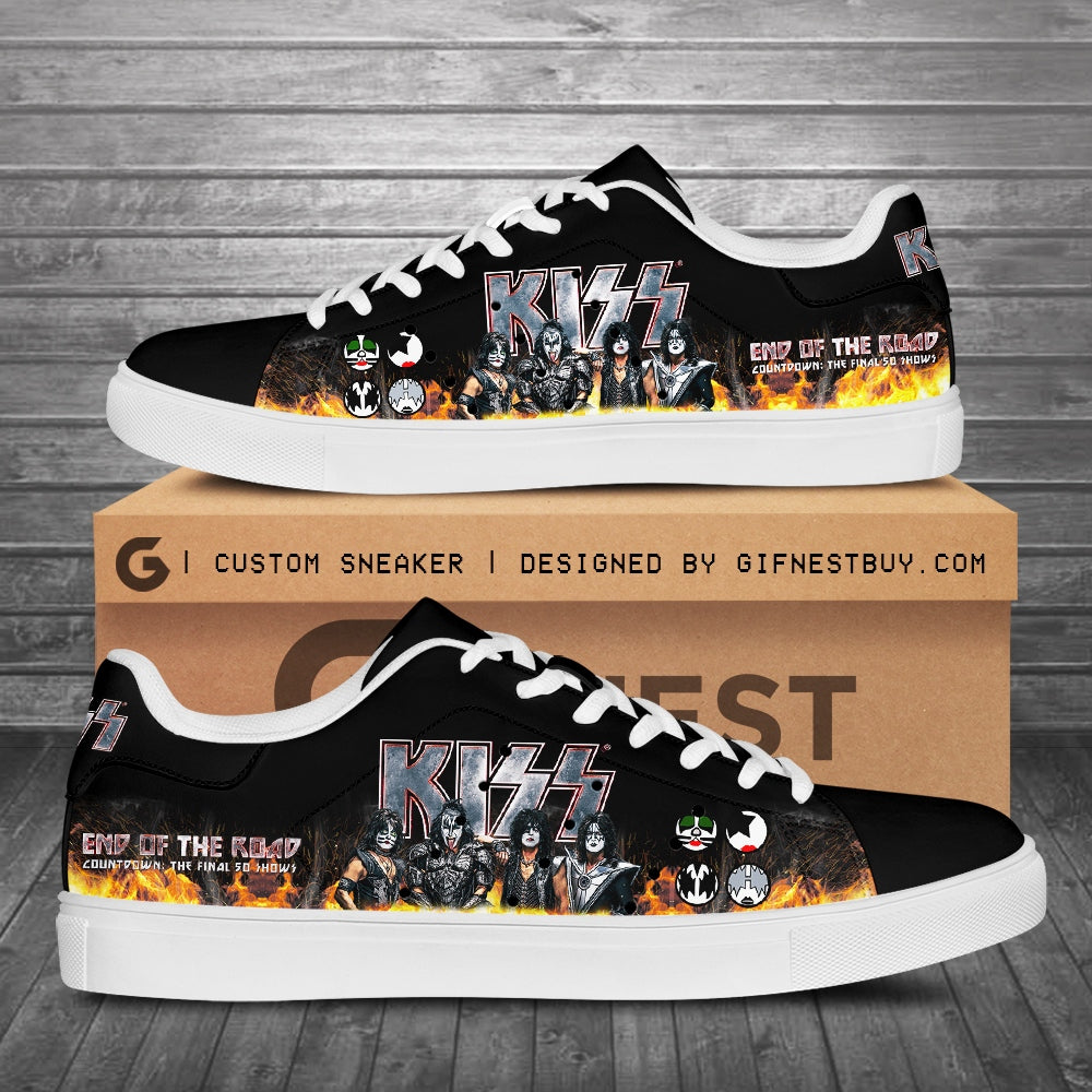 Ideafootwear Kiss Band Skate Stan Shoes Sneakes For Men And Women 1