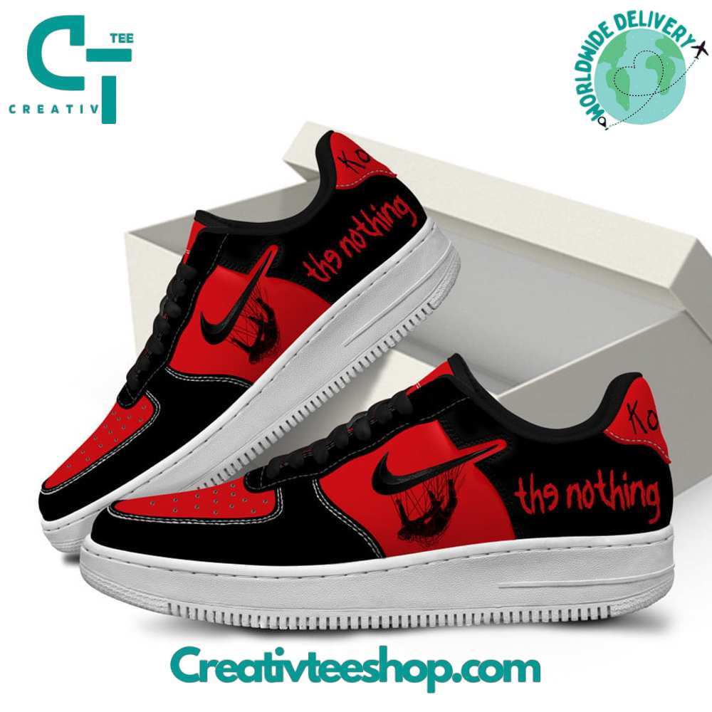 Ideafootwear Korn Band The Nothing Air Low-Top Sneakers Shoes For Men And Women 1