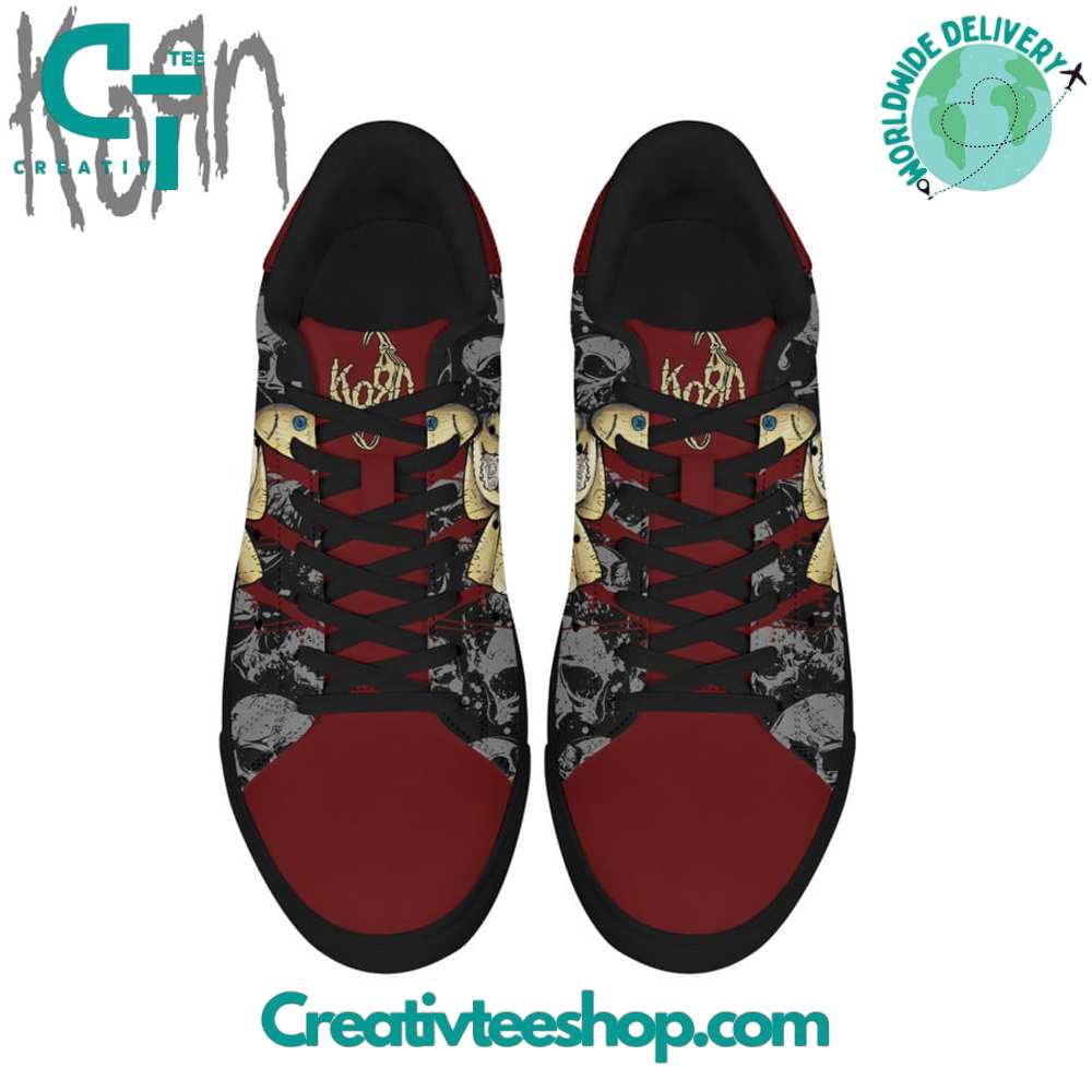 Ideafootwear Korn Nu Metal Band Skate Stan Shoes Sneakes For Men And Women 1