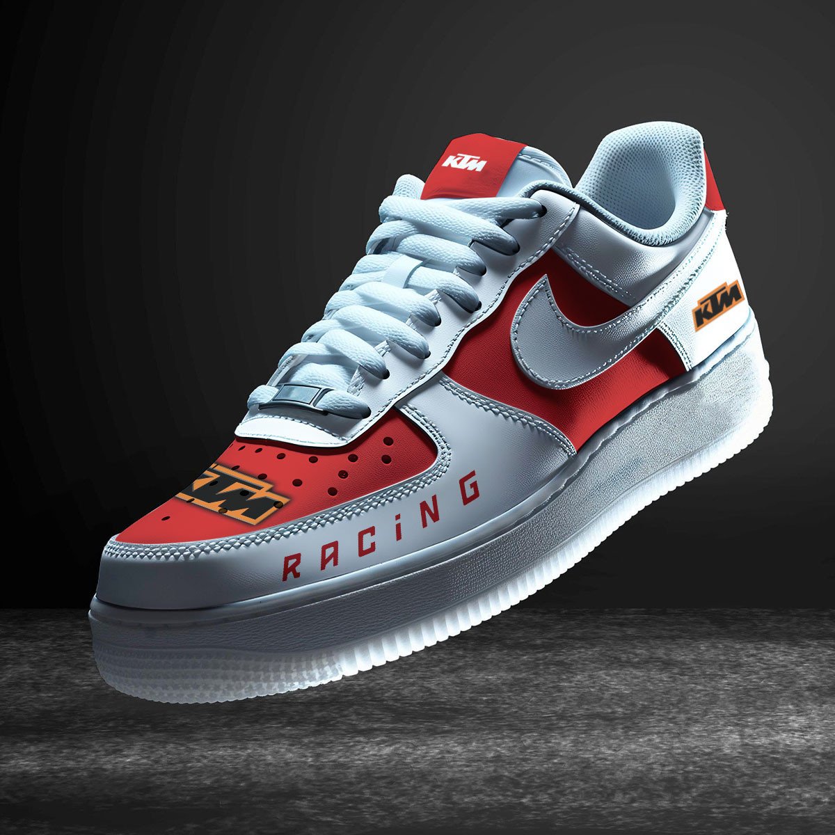 Ideafootwear KTM Air Low-Top Sneakers Shoes For Men And Women 2