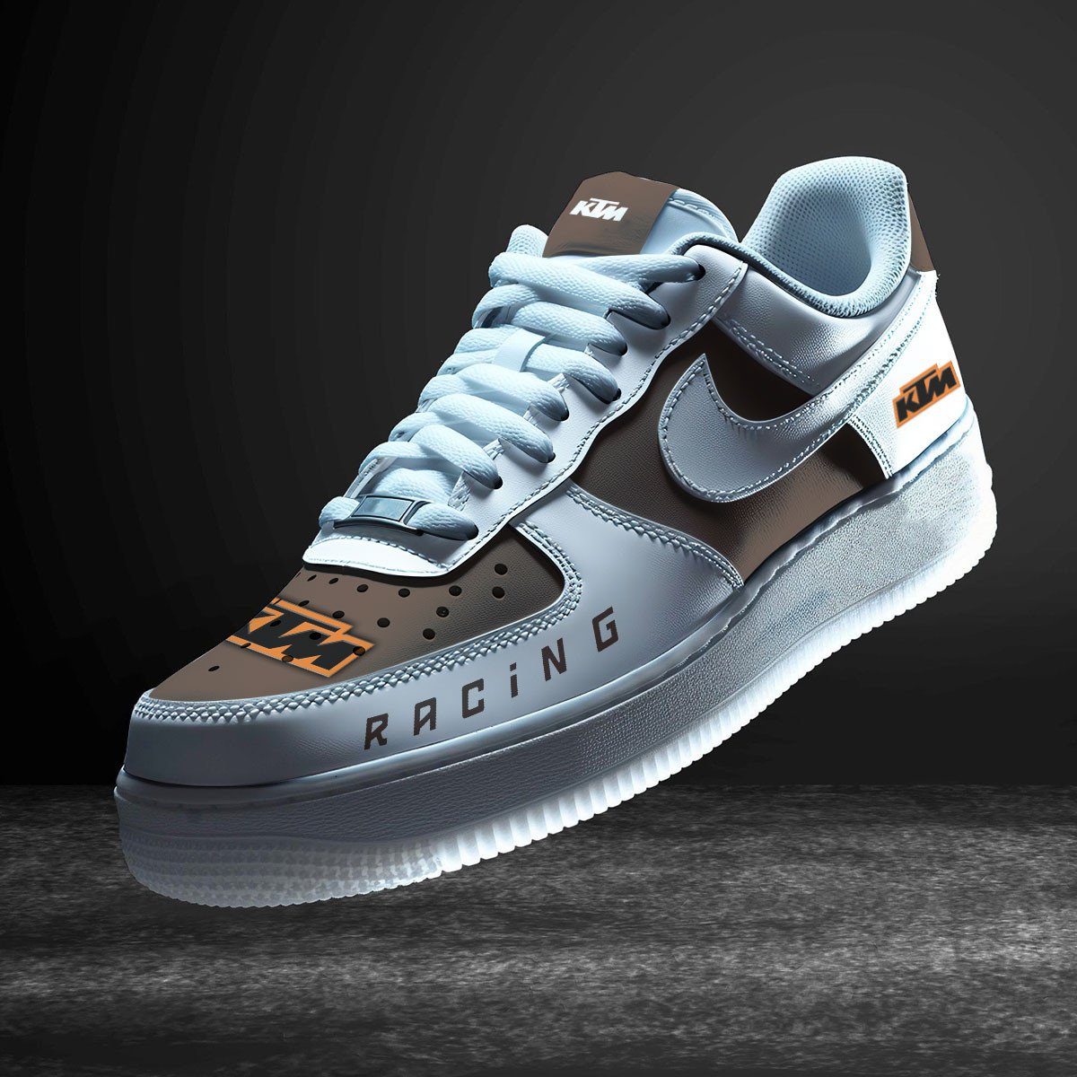 Ideafootwear KTM Air Low-Top Sneakers Shoes For Men And Women 7