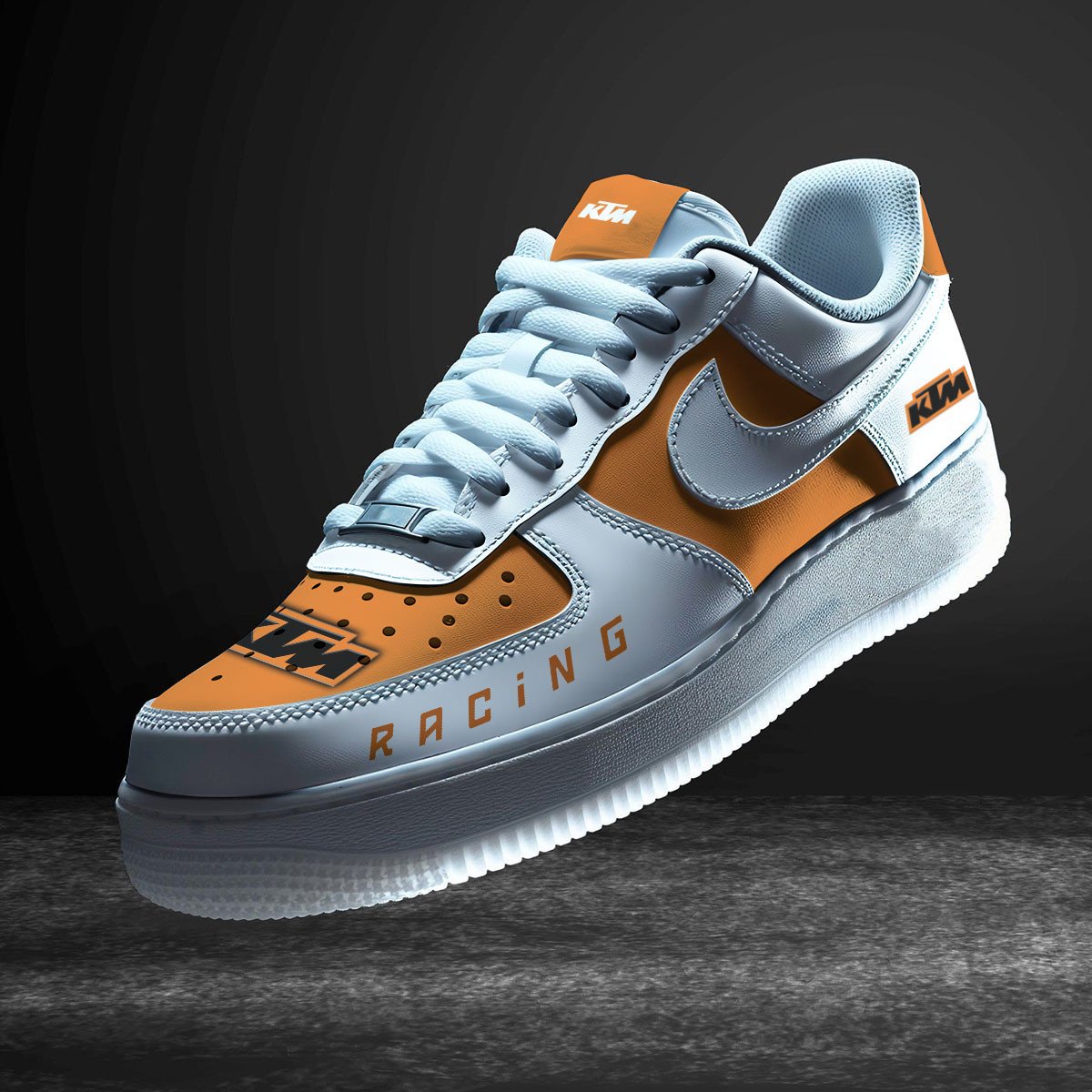 Ideafootwear KTM Air Low-Top Sneakers Shoes For Men And Women 3
