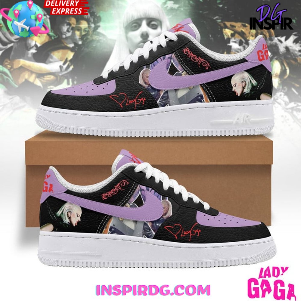 Ideafootwear Lady Gaga Air Low-Top Sneakers Shoes For Men And Women 3