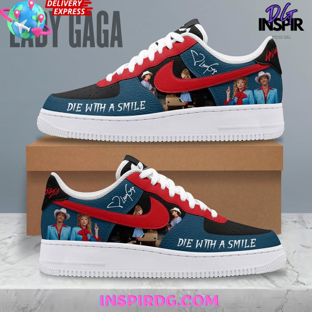 Ideafootwear Lady Gaga Air Low-Top Sneakers Shoes For Men And Women 5