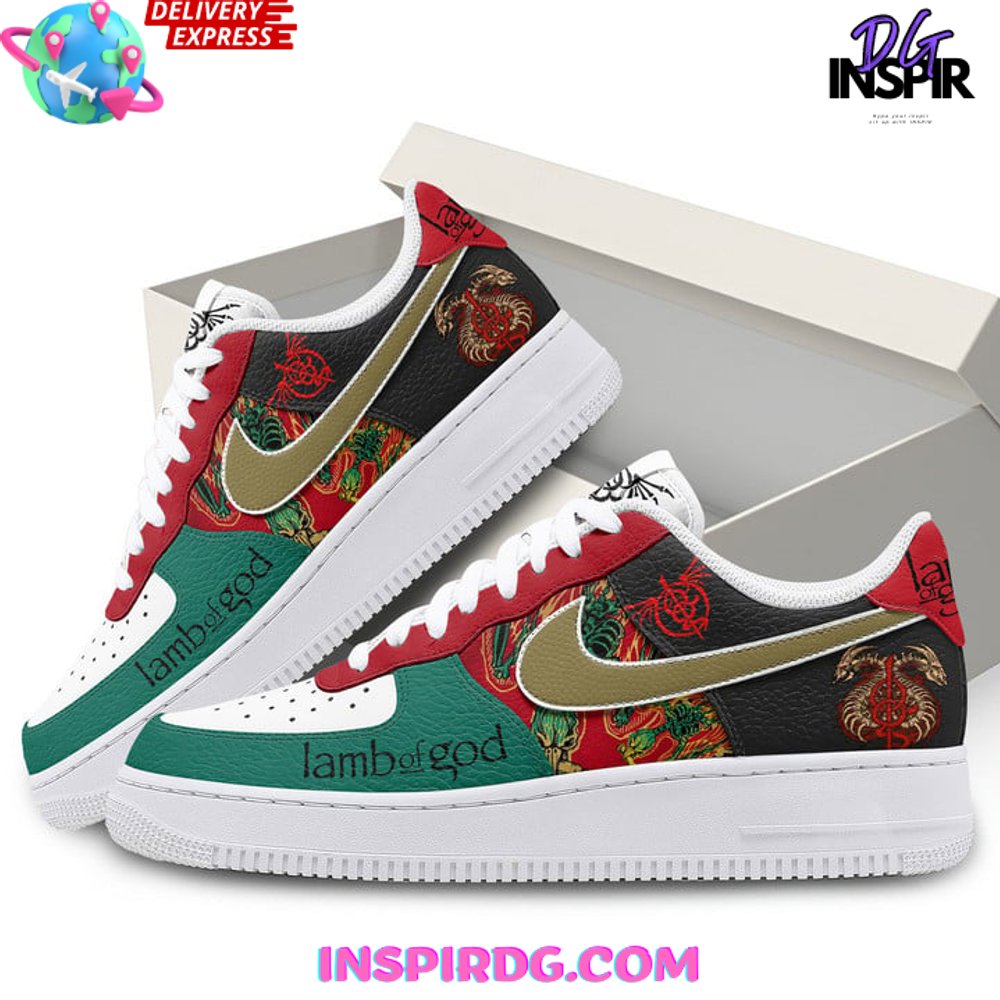 Ideafootwear Lamb Of God Air Low-Top Sneakers Shoes For Men And Women 1
