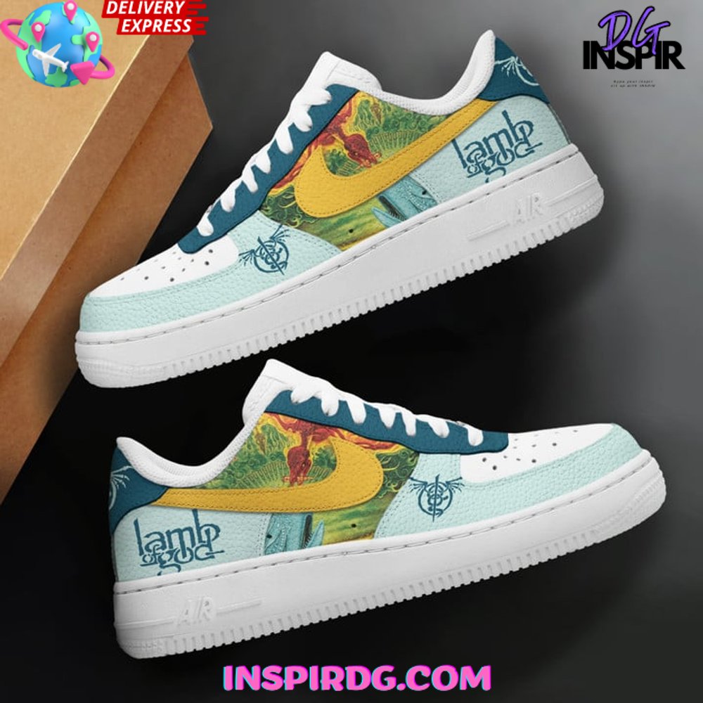 Ideafootwear Lamb Of God Air Low-Top Sneakers Shoes For Men And Women 2