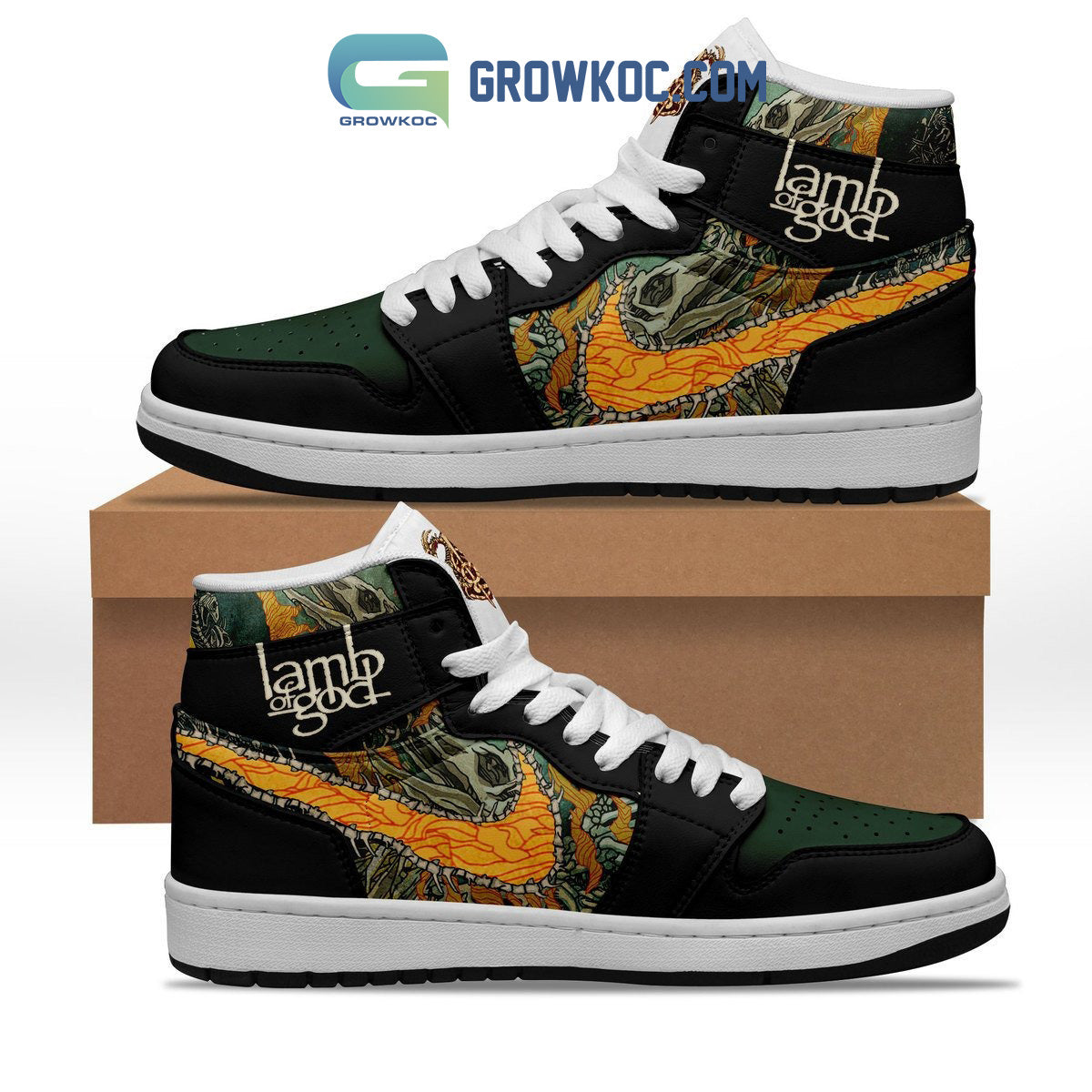 Ideafootwear Lamp Of God Love AJ1 High Sneakers Shoes For Men And Women 1