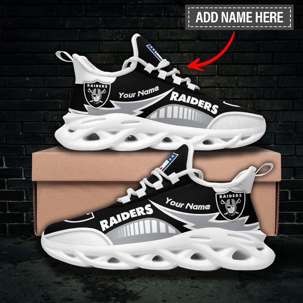 Ideafootwear Las Vegas Raiders Max Soul Shoes Sneakers For Men And Women 73