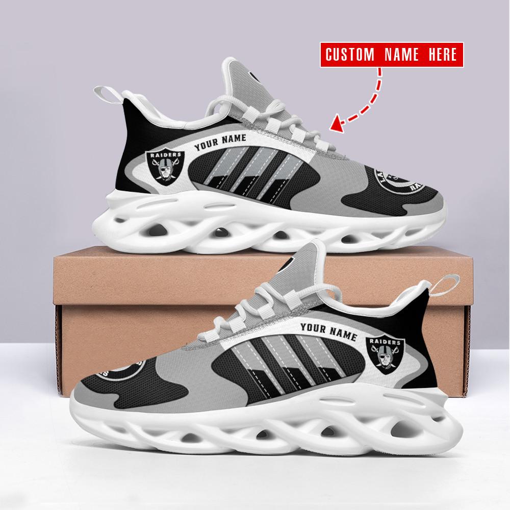 Ideafootwear Las Vegas Raiders Max Soul Shoes Sneakers For Men And Women 81