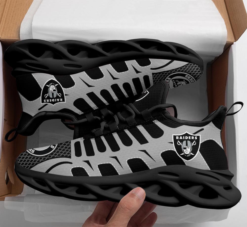 Ideafootwear Las Vegas Raiders Max Soul Shoes Sneakers For Men And Women 22