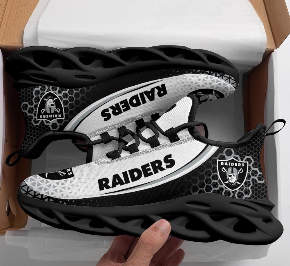 Ideafootwear Las Vegas Raiders Max Soul Shoes Sneakers For Men And Women 78
