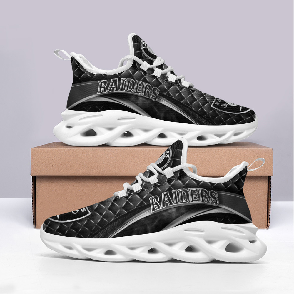 Ideafootwear Las Vegas Raiders Max Soul Shoes Sneakers For Men And Women 38