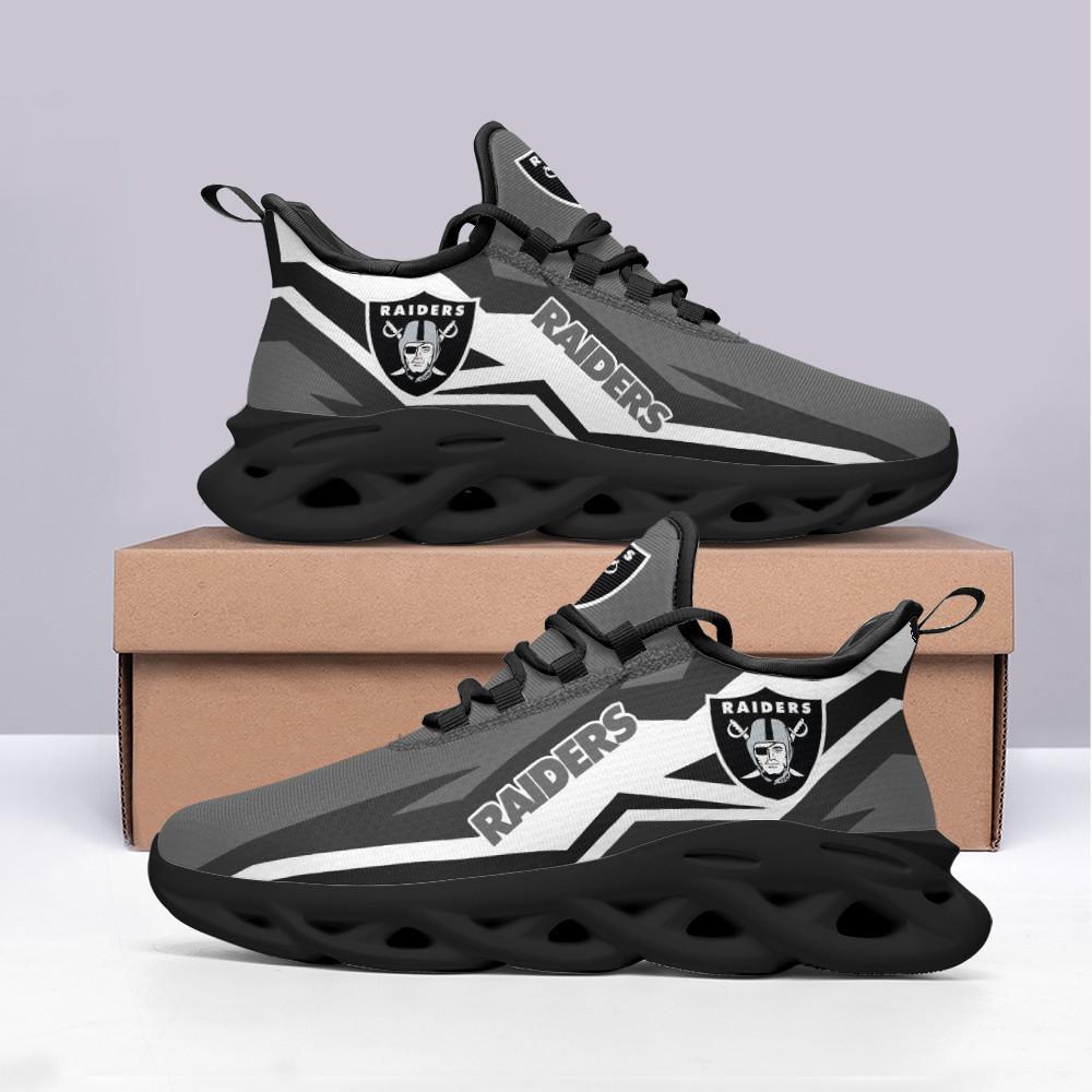 Ideafootwear Las Vegas Raiders Max Soul Shoes Sneakers For Men And Women 39
