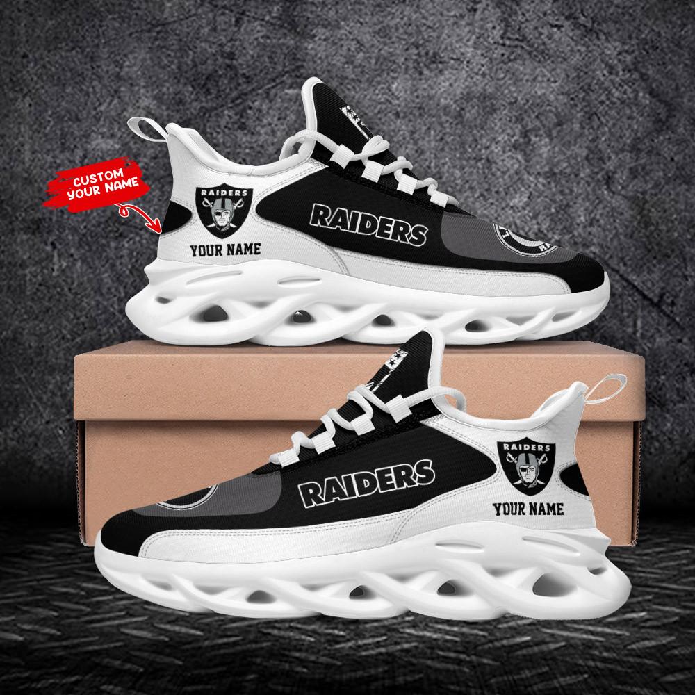 Ideafootwear Las Vegas Raiders Max Soul Shoes Sneakers For Men And Women 85