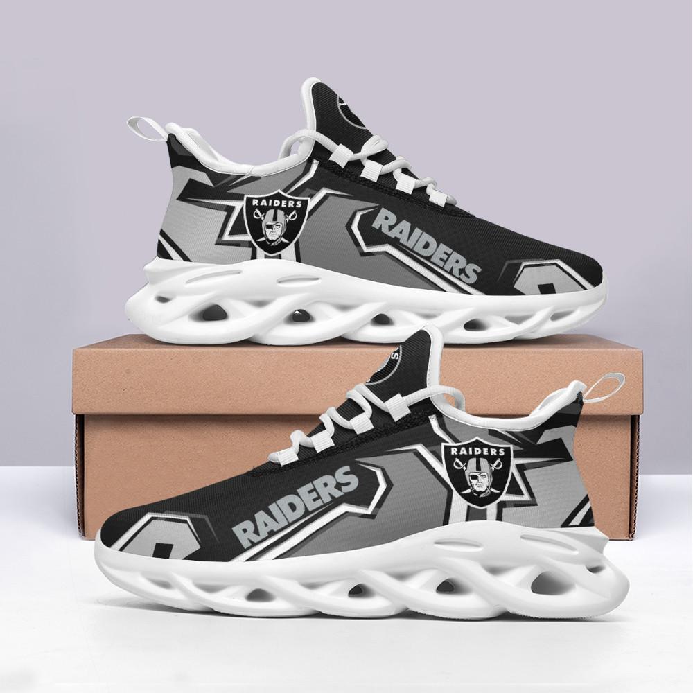 Ideafootwear Las Vegas Raiders Max Soul Shoes Sneakers For Men And Women 8