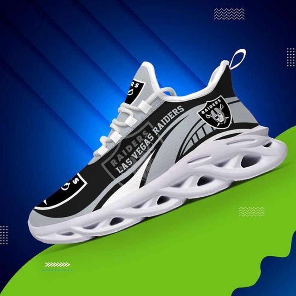 Ideafootwear Las Vegas Raiders Max Soul Shoes Sneakers For Men And Women 107