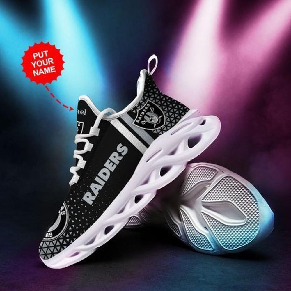 Ideafootwear Las Vegas Raiders Max Soul Shoes Sneakers For Men And Women 86