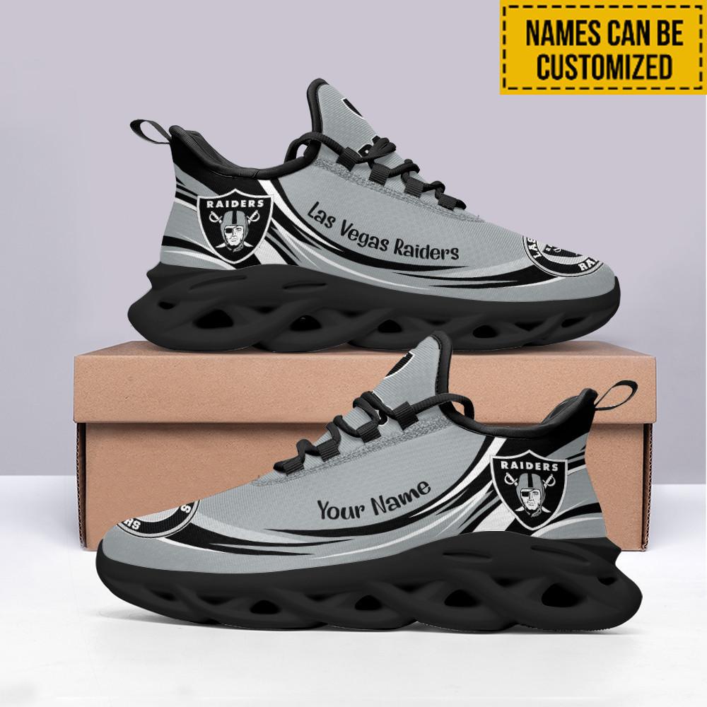 Ideafootwear Las Vegas Raiders Max Soul Shoes Sneakers For Men And Women 69