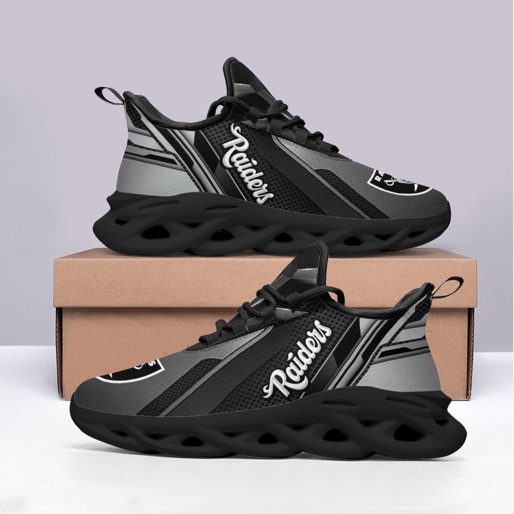 Ideafootwear Las Vegas Raiders Max Soul Shoes Sneakers For Men And Women 59