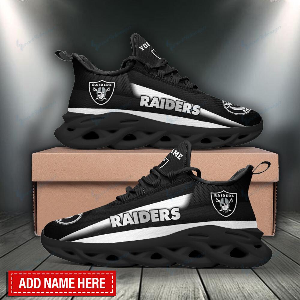 Ideafootwear Las Vegas Raiders Max Soul Shoes Sneakers For Men And Women 67
