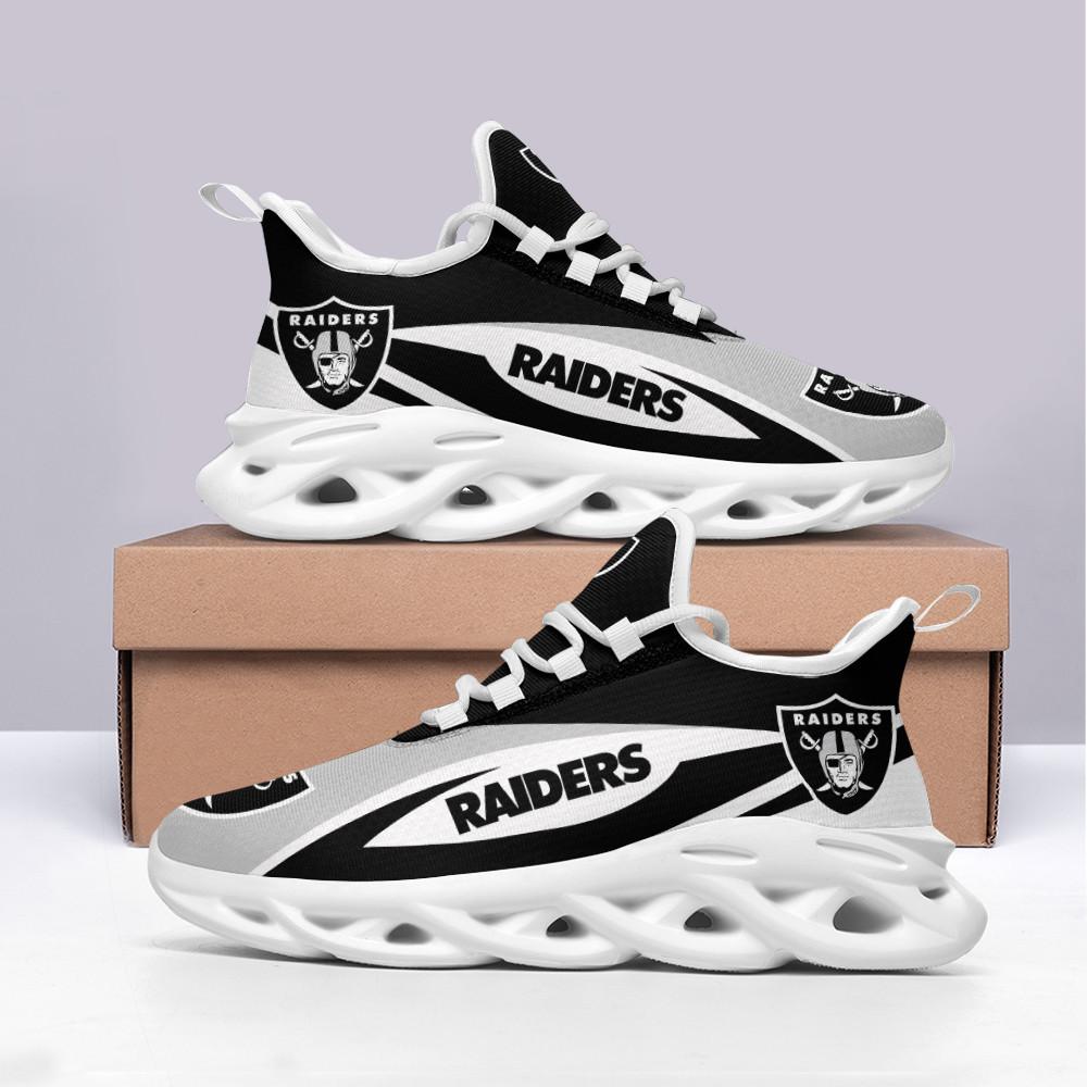 Ideafootwear Las Vegas Raiders Max Soul Shoes Sneakers For Men And Women 15