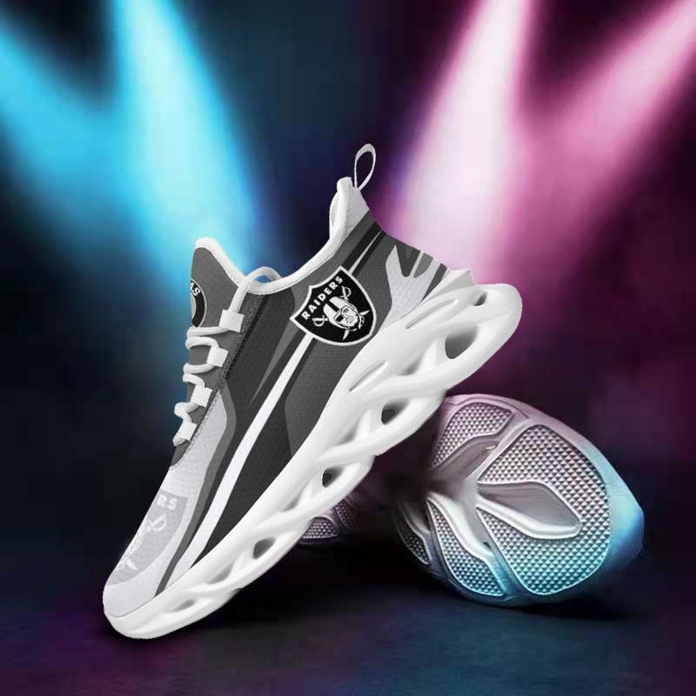 Ideafootwear Las Vegas Raiders Max Soul Shoes Sneakers For Men And Women 5