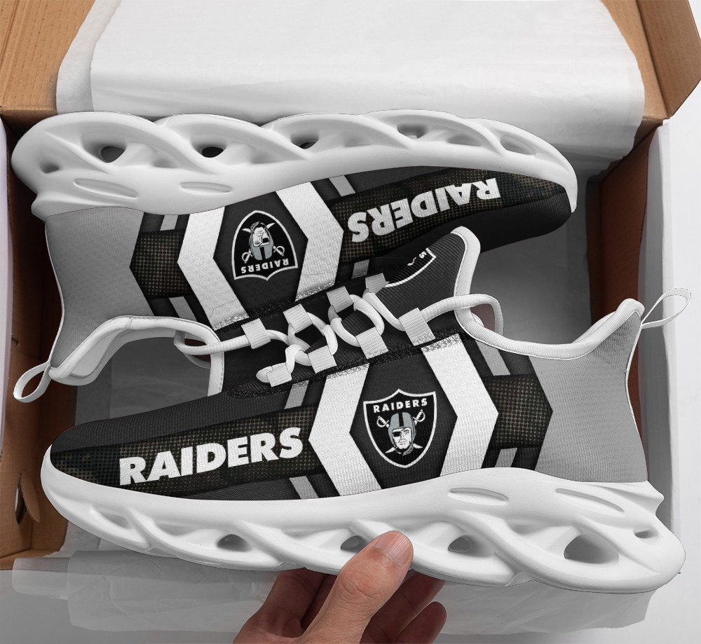 Ideafootwear Las Vegas Raiders Max Soul Shoes Sneakers For Men And Women 57